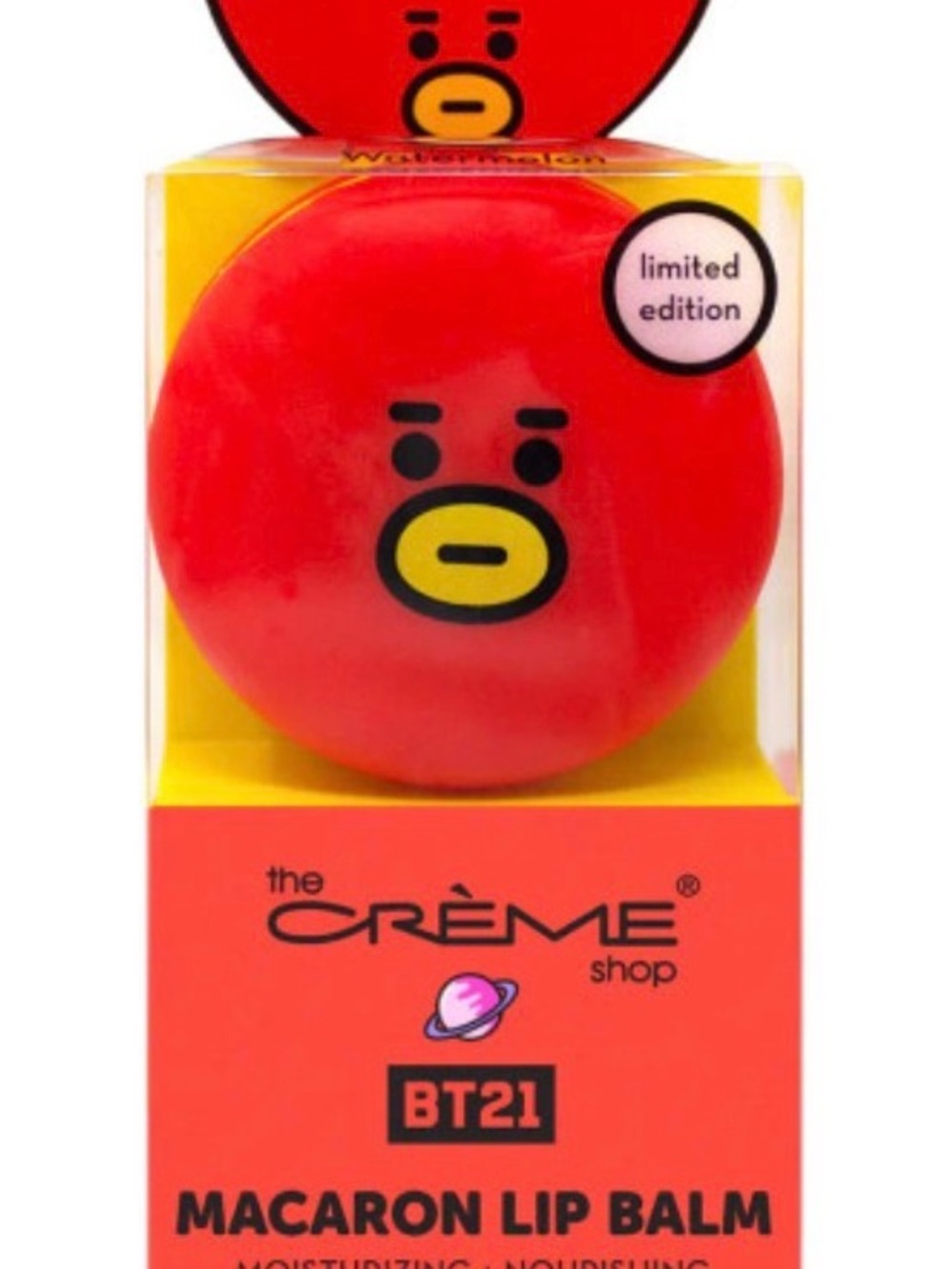 The Crème Shop BT21 Macaron Lip Balm - Red (Limited Edition)